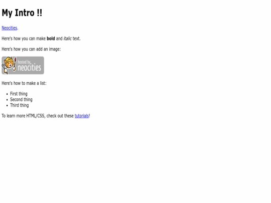 index screenshot