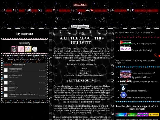 ABOUT screenshot