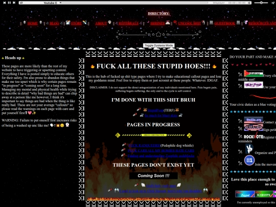 EVERYTHING IS FUCKED EVERYBODY SUCKS (shitty things hub) screenshot
