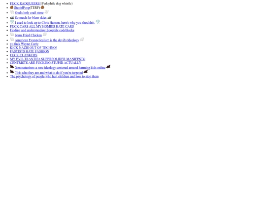 shitlist screenshot