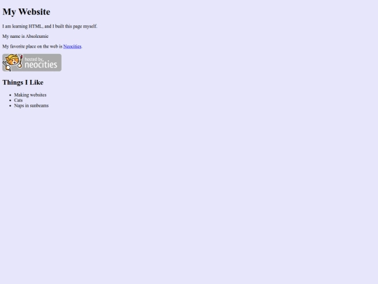 index screenshot