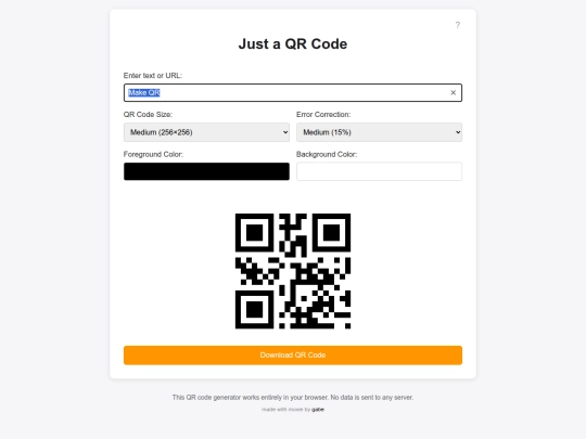 pad/qrcode screenshot