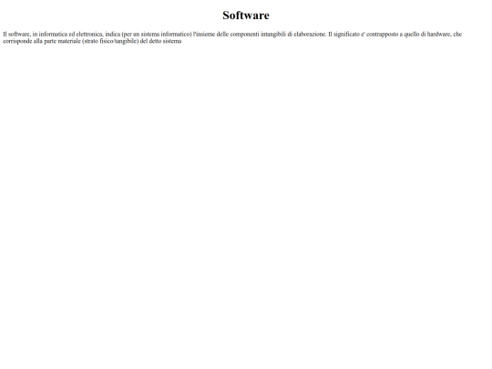 pagine/software screenshot