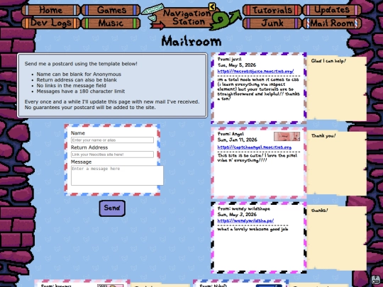 mailroom screenshot