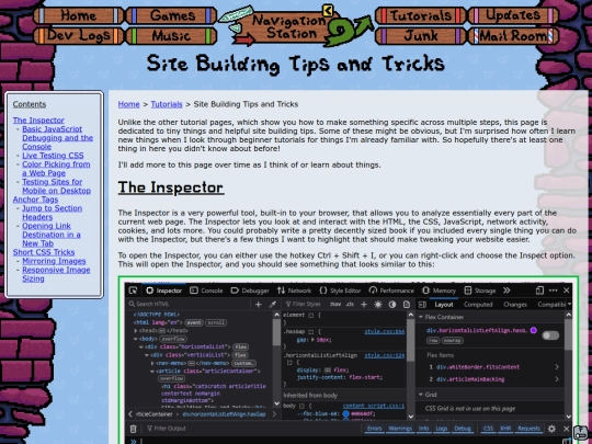 misc/tutorials/tipsAndTricks screenshot