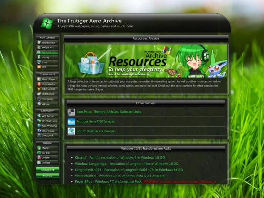 resources screenshot