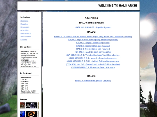 Advertising screenshot