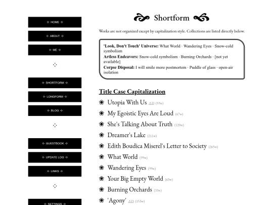 Shortform screenshot