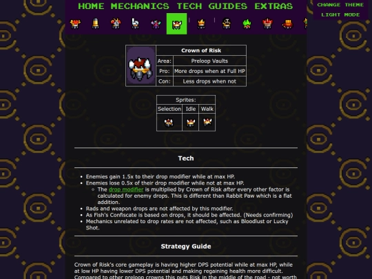 crown/risk screenshot