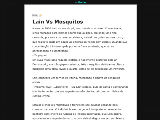 contos/LainVsMosquitos screenshot
