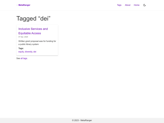 tags/dei screenshot