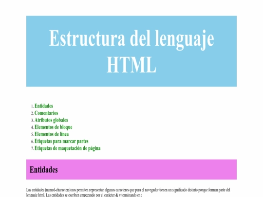index screenshot