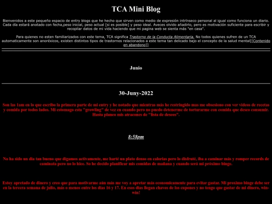 TcaMiniBlog screenshot