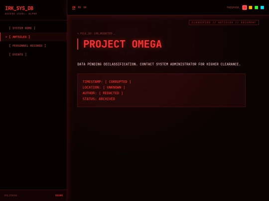 articles/project-omega screenshot