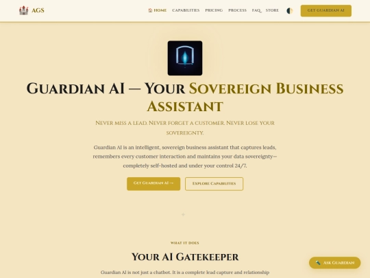 AIAgency/guardian-ai screenshot