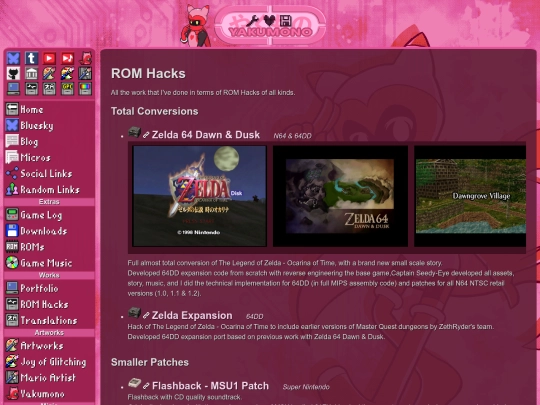 romhacks screenshot