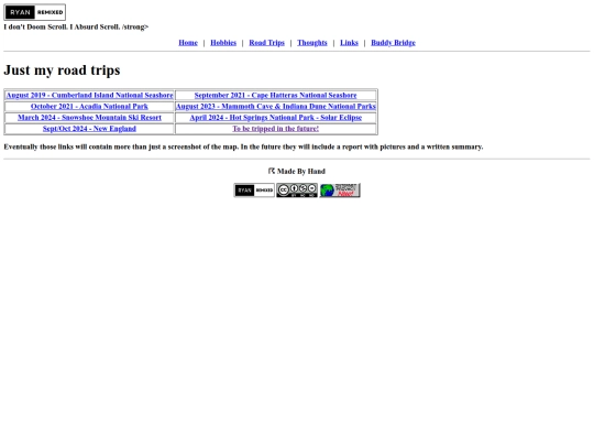 page/roadtripsog screenshot