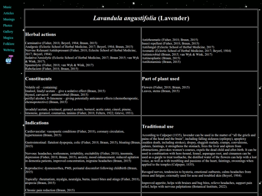 magica/matmed/L-angustifolia screenshot