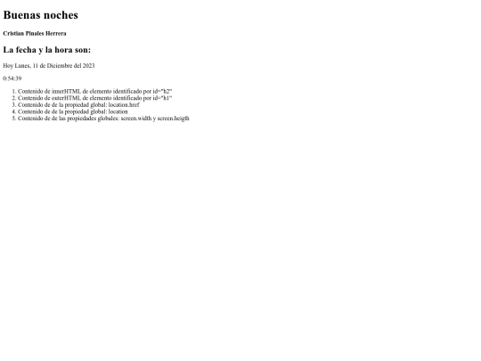 index screenshot