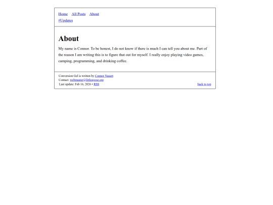 blog/info/about screenshot