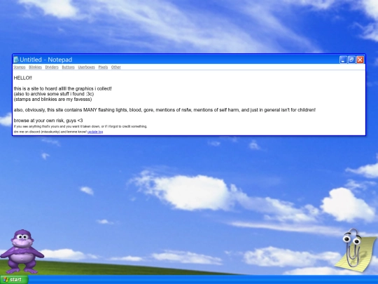 index screenshot