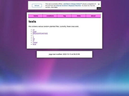 texts screenshot