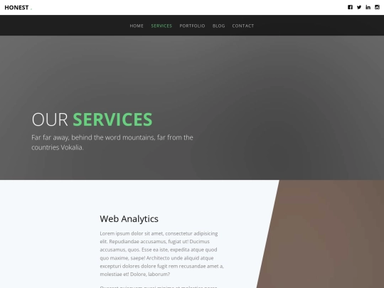services screenshot