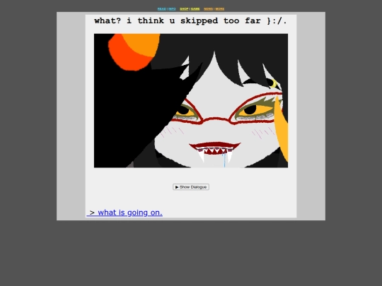 HomestuckOldComic6 screenshot