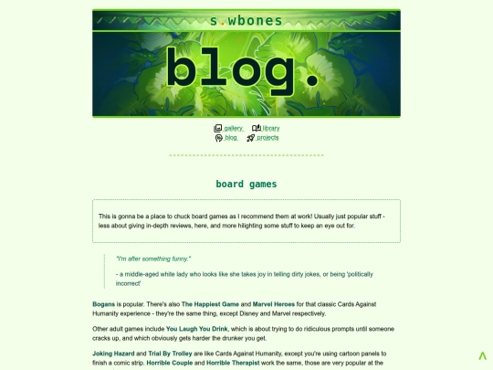 blog/archive/boardgames screenshot