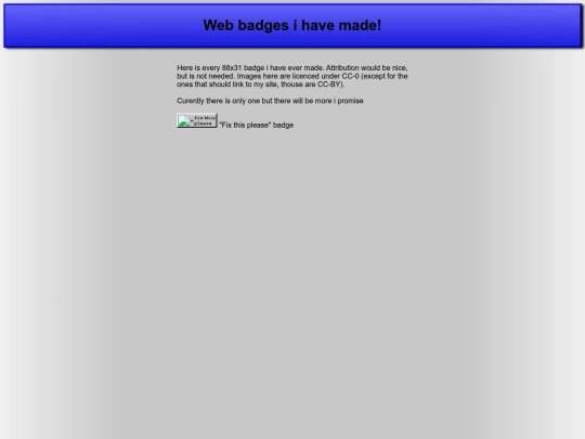 badges screenshot