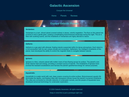 planets screenshot