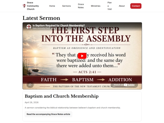 sermons screenshot
