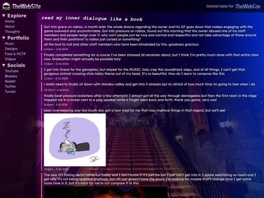 blog screenshot