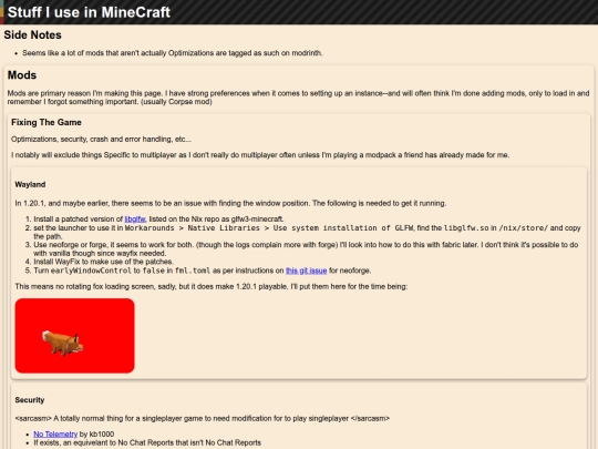 pages/minecraft screenshot