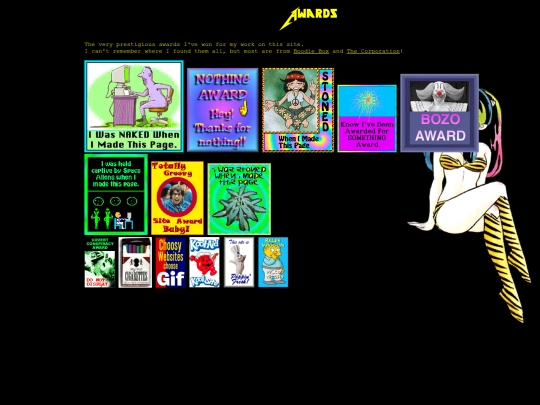 site/awards screenshot