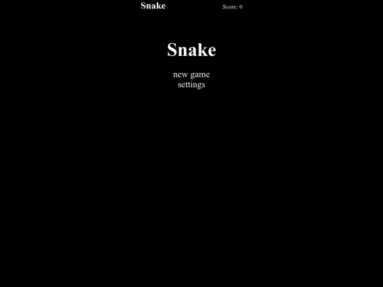 SNAKE screenshot