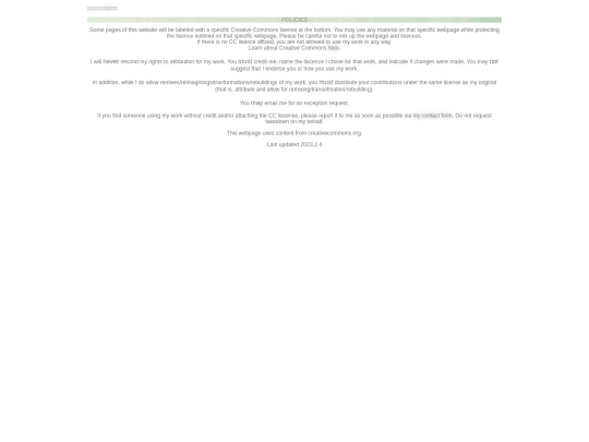 en/site/policies screenshot