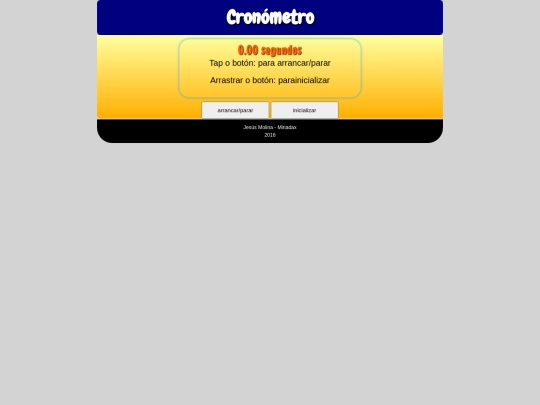 Mod8/crono_touch_listas screenshot