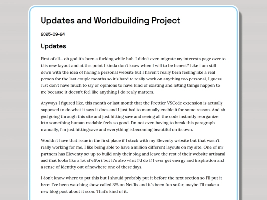 blog/posts/2025-09-24-updates-and-worldbuilding-project screenshot