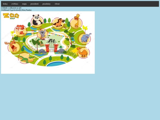mapa zoo/mapa screenshot