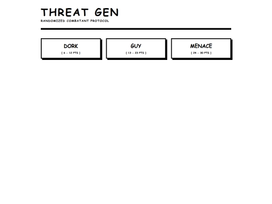 threat-generator screenshot