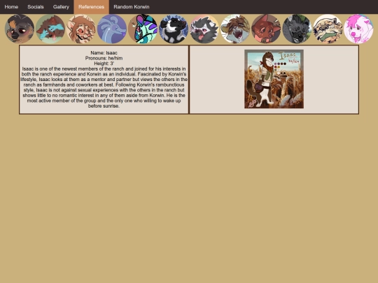 ref pages/isaacref screenshot
