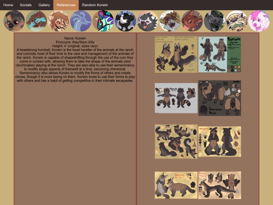 ref pages/korwinref screenshot