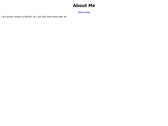aboutme screenshot