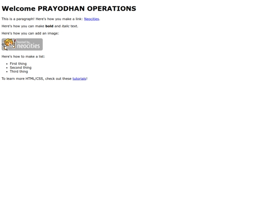 index screenshot