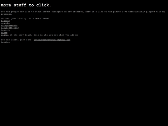 links screenshot