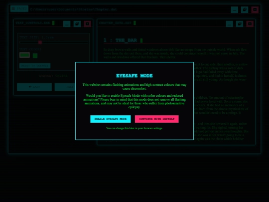 stories pages/ToKissACorpseGoodbye/TKACG1 screenshot