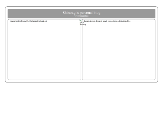 bloggyframe screenshot