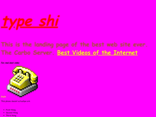 index screenshot