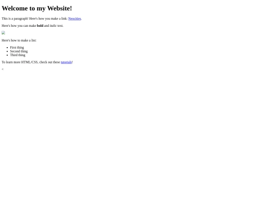 index screenshot